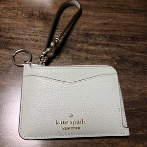 NWOT Kate Spade New York Leila leather card holder wristlet